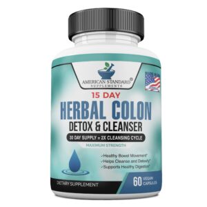 Version 1.0.0 Colon Cleanse American Standard 60 cápsulas suplementarias