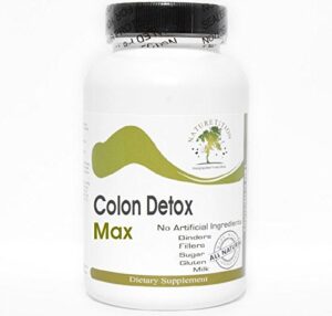 Colon Detox Max 180 cápsulas sin aditivos para salud digestiva