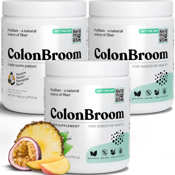 ColonBroom polvo psyllium con stevia sabor frutas tropicales