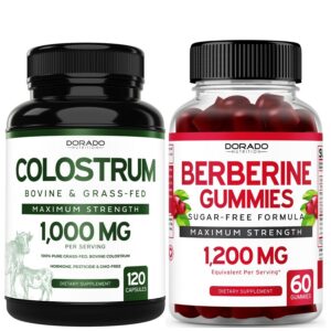 Colostro bovino 120 cápsulas suplemento Dorado Nutrition