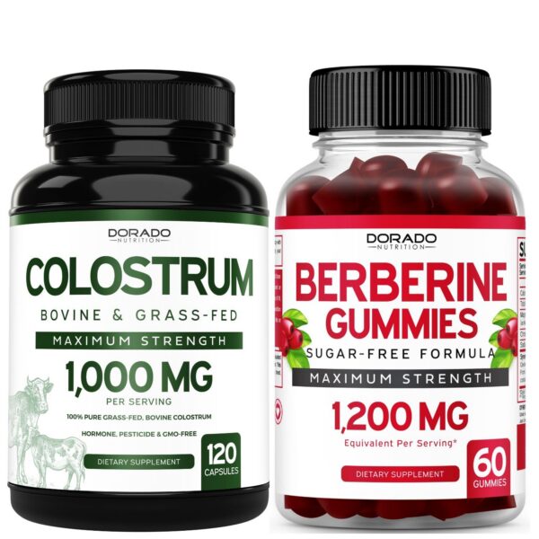 Version 1.0.0 Colostro bovino 120 cápsulas suplemento Dorado Nutrition