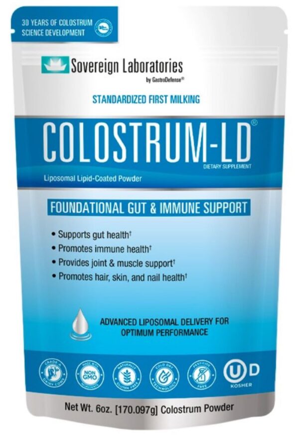 Polvo Colostrum-LD 6oz Frasco frontal