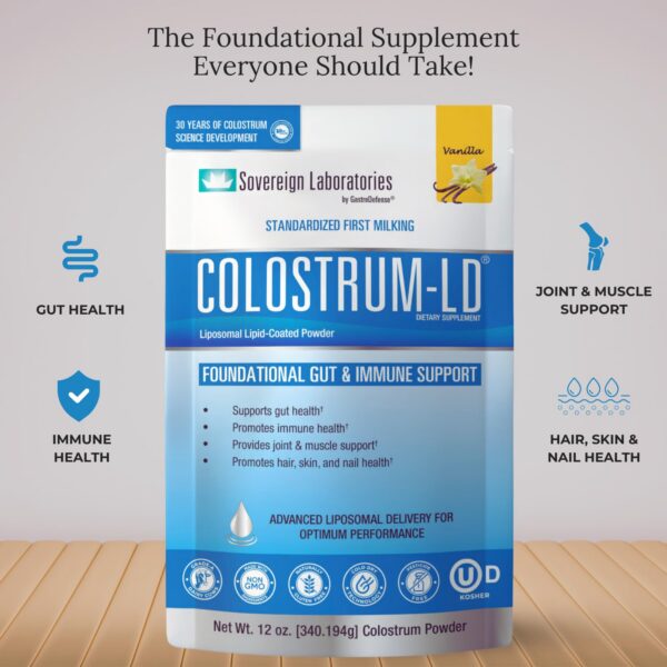 Polvo de colostro Colostrum-LD en frasco