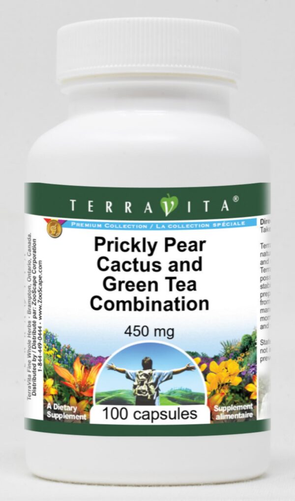 Version 1.0.0 Combinación Nopal y Té Verde TerraVita caja frontal