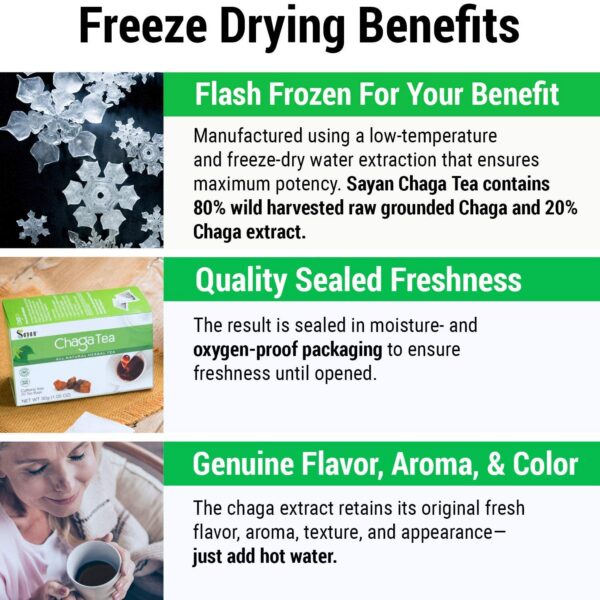 Combo de cápsulas y té de Chaga