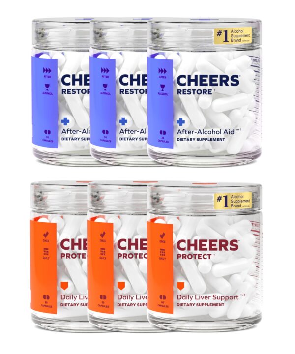 Combo Cheers para hígado con cápsulas restaurar y proteger