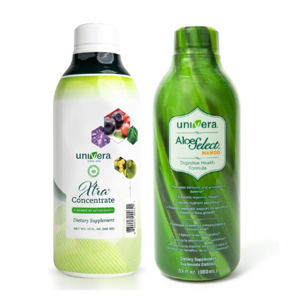 combo univera xtra concentrate y aloe select mango