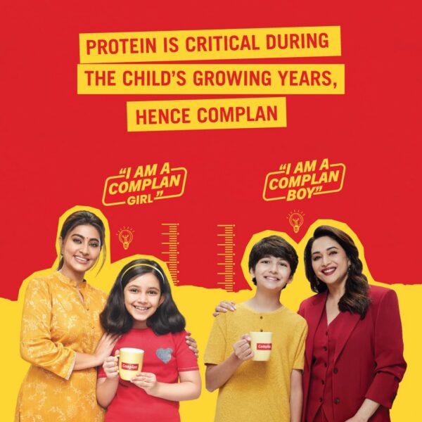 Complan Kesar Badam bebida saludable tarro lateral