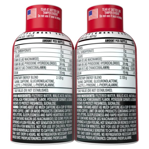 complejo b basado box stacker energía líquido 2 oz vegano 24 unidades