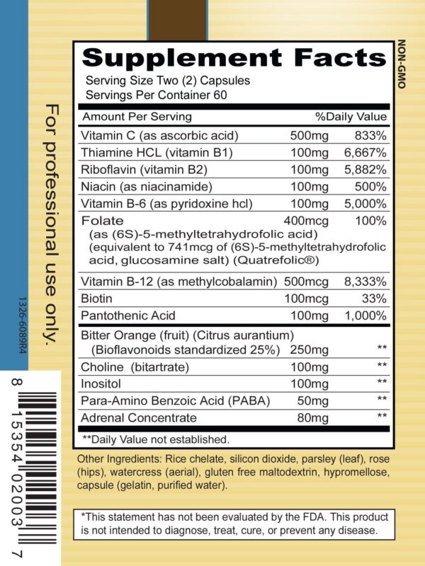 Complejo B con glándula adrenal Priority One