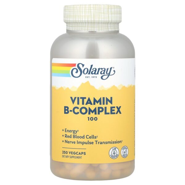 Frasco de Complejo B Solaray 100mg