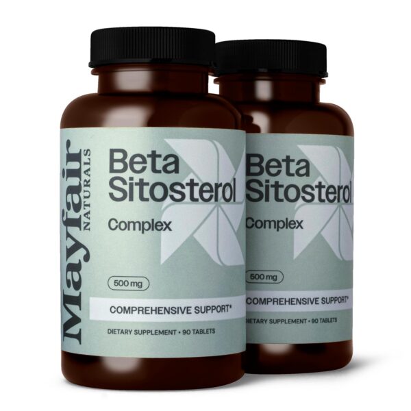 Version 1.0.0 Complejo de Beta Sitosterol Mayfair Naturals en envase