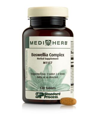 Version 1.0.0 Complejo de Boswellia MediHerb, envase frontal