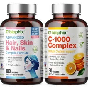 Complejo para Cabello, Piel y Uñas Biophix con Biotina
