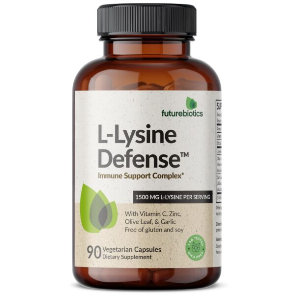 Version 1.0.0 Frasco de Complejo L-Lisina Futurebiotics