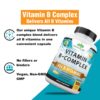 Complejo superior vitamina B NaturaLife Labs sin rellenos ni gluten
