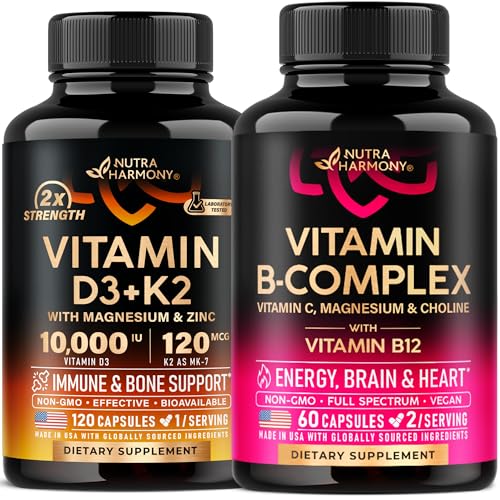 Complejo de Vitamina B y D3 K2 NUTRAHARMONY