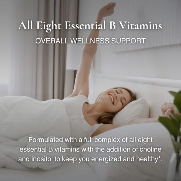 Complejo vitamina b suplemento saludable 60 cápsulas