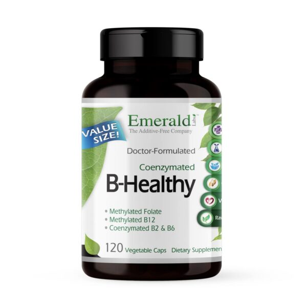 Version 1.0.0 Complejo vitaminico b vegano EMERALD LABS B-Healthy 120 capsulas