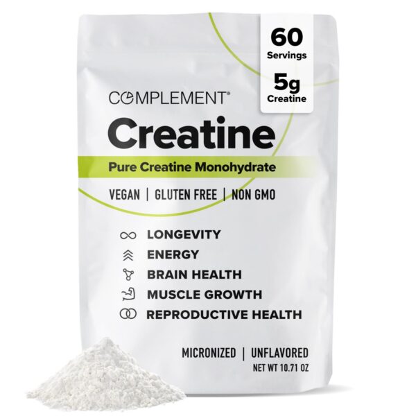 Version 1.0.0 Etiqueta frontal de Complement Creatine