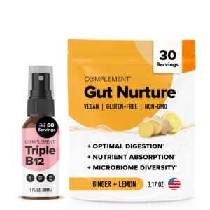 Complement Triple B12 Spray suplemento vegano sabor frambuesa