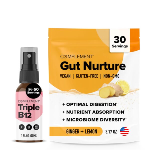 Complement Triple B12 Spray suplemento vegano sabor frambuesa