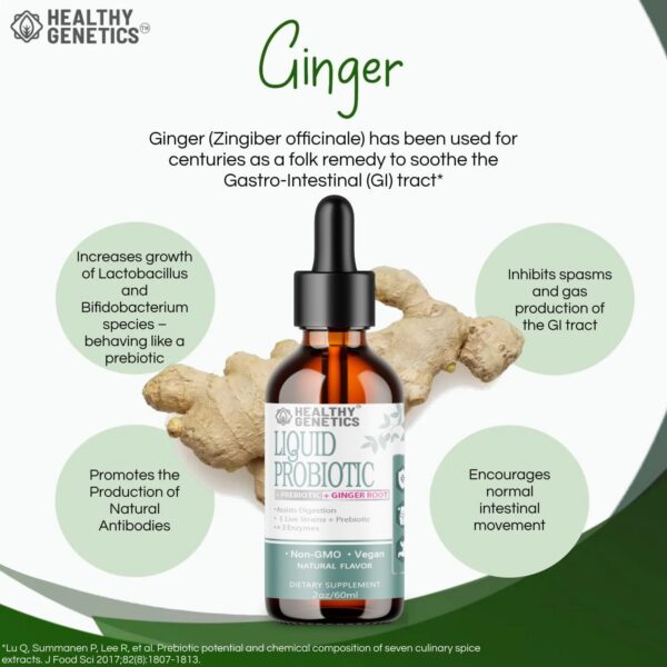 Complemento vegano probiótico sin gluten ni lácteos Healthy Genetics