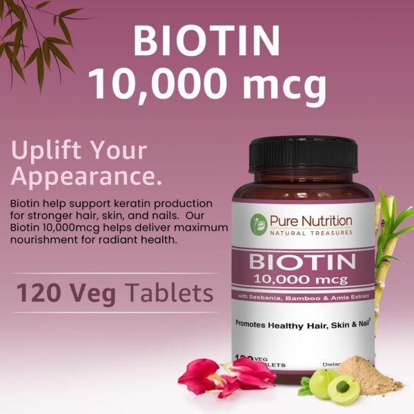 Complemento vitamínico Pure Nutrition cabellos fuerte