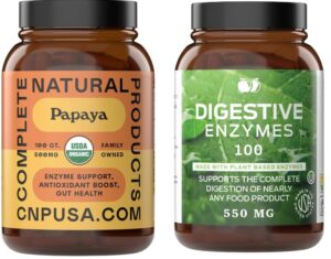 Complete Natural Products Enzimas de Papaya Orgánicas