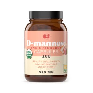 Complete Natural Products cápsulas D-Mannosa y cranberry 100 unidades