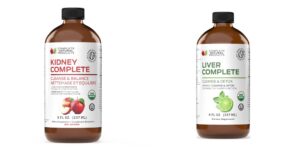 Frente del paquete Complete Natural Products Kidney/Hepatic bundle