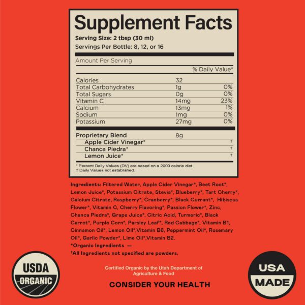 Etiqueta de Kidney Complete 16oz