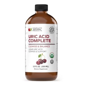 Complete Natural Uric Acid Complete - botella frontal 12oz