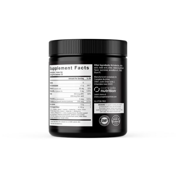 Frasco Elite Gold Amino Uptake detalle etiqueta
