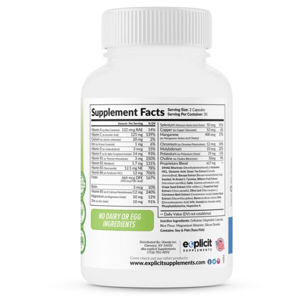 Version 1.0.0 CompleteBrain información y beneficios etiquetado