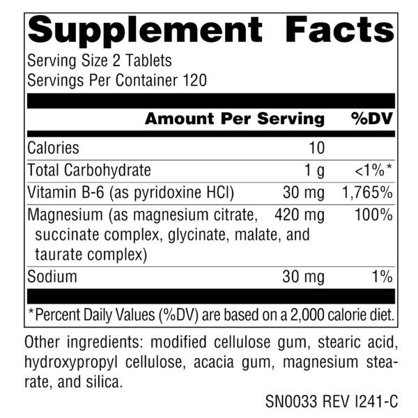 Version 1.0.0 Mezcla de formas activas de magnesio y vitamina B-6