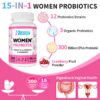 Composición probióticos y prebióticos para salud de mujer
