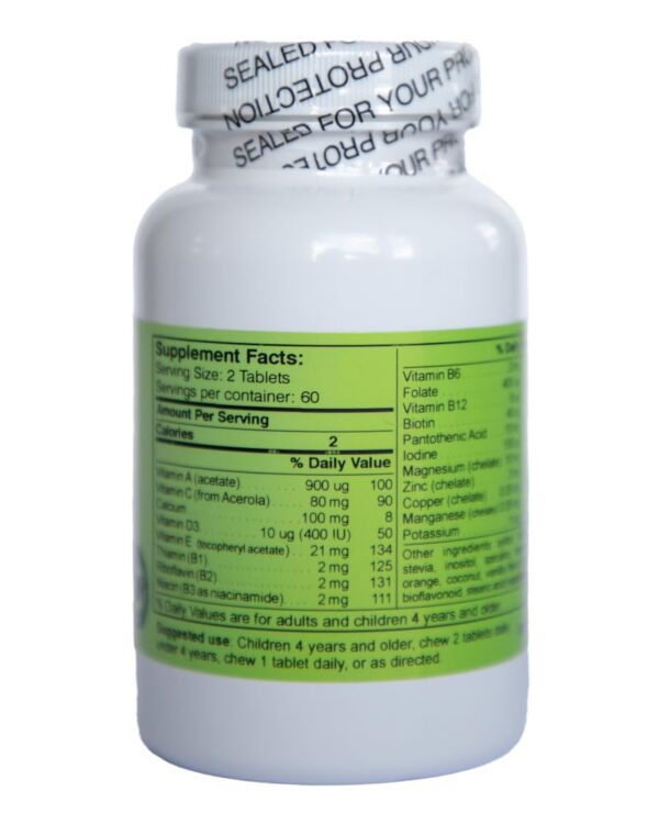 Comprimidos masticables Bitamins niños 120 unidades