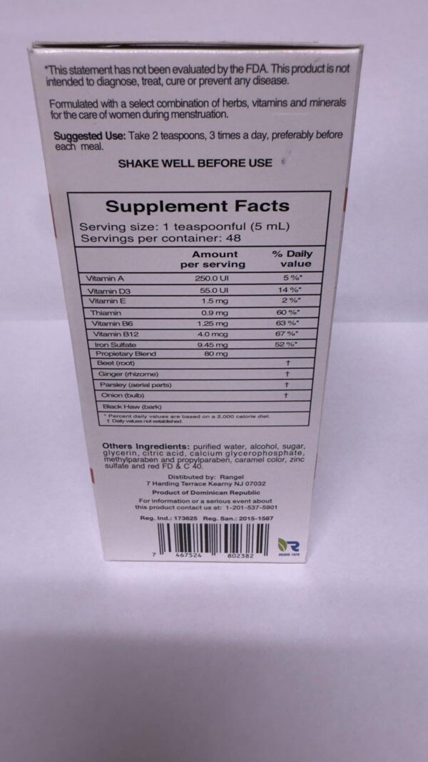 Version 1.0.0 Compuesto Sara contenido de minerales