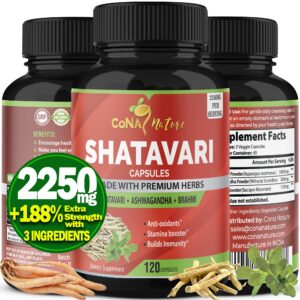 Cona Nature Shatavari cápsulas para salud de la mujer