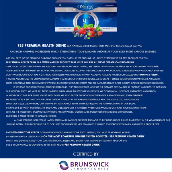 Version 1.0.0 Concentrado antioxidante ON & ON fórmula natural 13 bayas