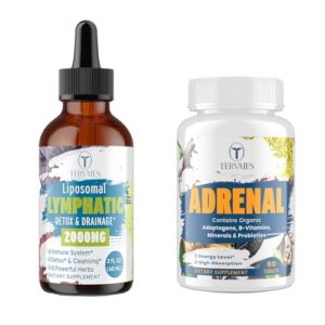 Conjunto detox linfático y apoyo adrenal Tervaies