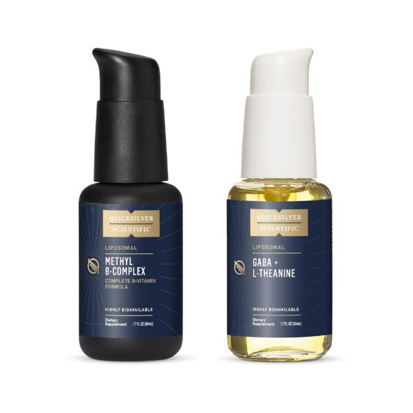 Conjunto Quicksilver complejo b metilado y gaba liposomal