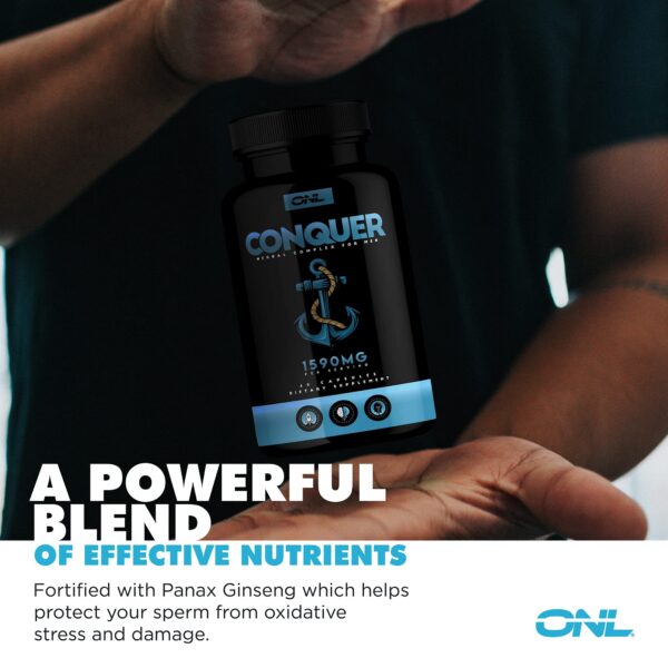 Conquer fórmula masculina herbal potencia y fertilidad natural