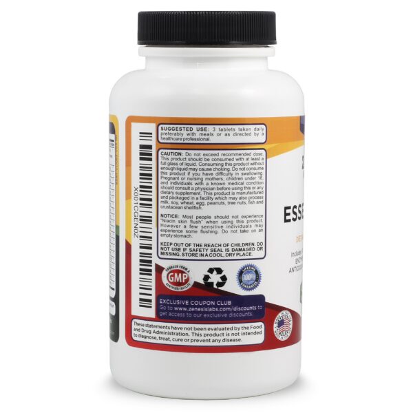 Contenedor de multivitaminas Zenesis Labs Essentials 90ct
