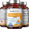 Contenido caja vitamina d3 Health Genesis 10000 iu con aceite de oliva