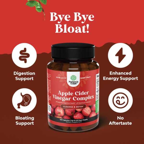 Version 1.0.0 Contenido cápsulas ACV Natures Craft detox saludable