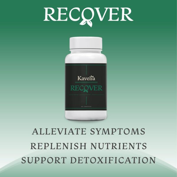 Contenido de cápsulas Kavelia Recovery hidratación y electrolitos