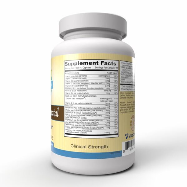 Contenido cápsulas Opti-Prenatal Priority One