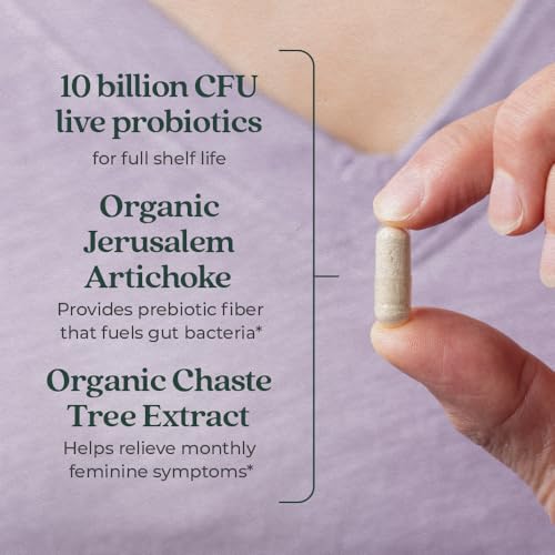 Contenido cápsulas probiótico New Chapter para mujeres